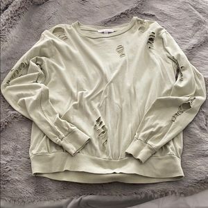 long sleeve tshirt with holes!